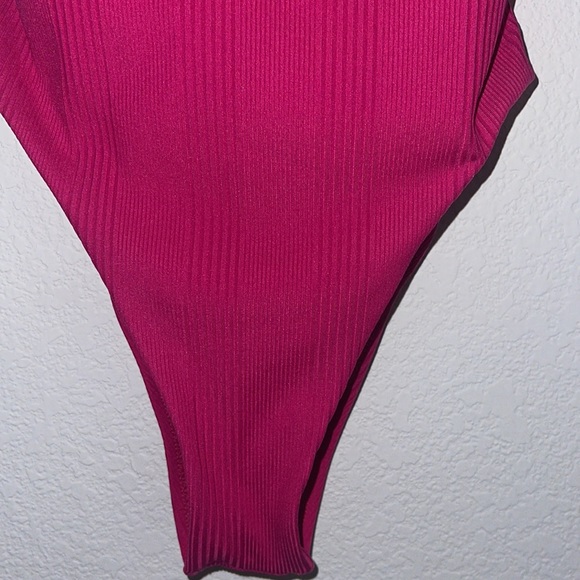 VITAMIN A zinnia eco rib Jenna high leg one-piece Xs - Picture 4 of 11